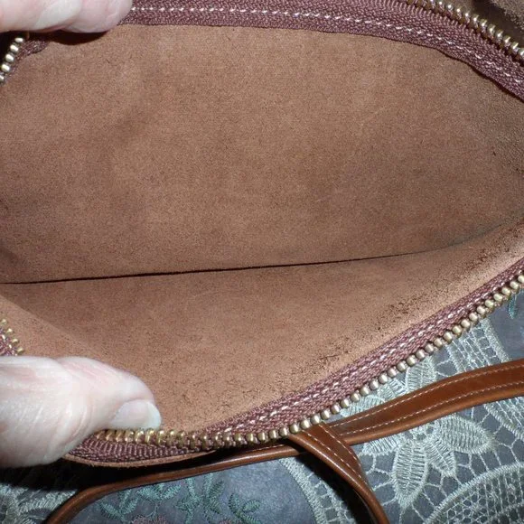 Satchel Savannah Ga Custom Made Saddle Brown Leather Foldover Crossbody Bag - Picture 6 of 15